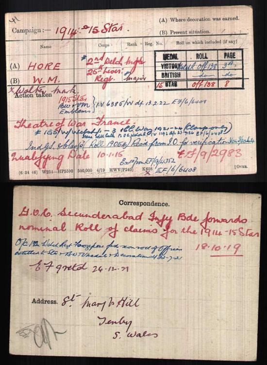 BritishArmyWWIMedalRollsIndexCards1914-1920ForHoreWM.jpg