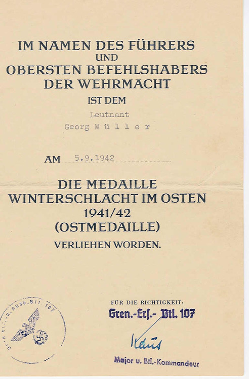 Eastern Front Medal - Citation - Müller Georg.jpg
