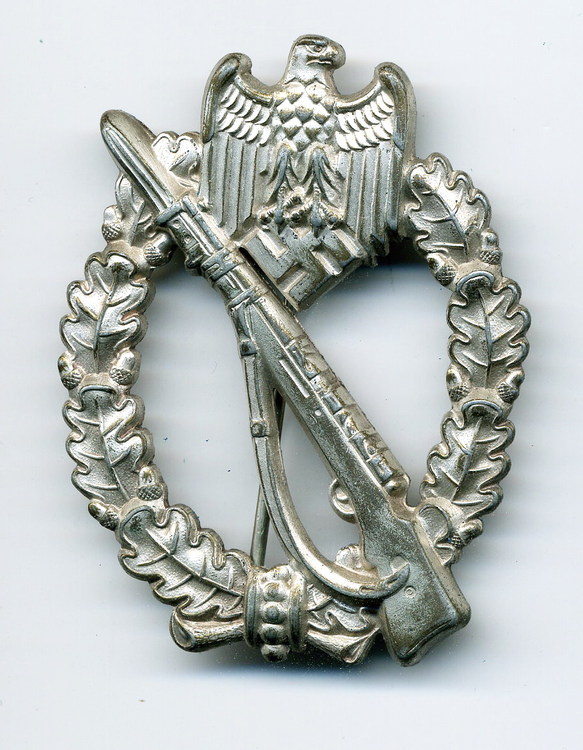 Infantry Assault Badge  - Silver - Obverse- Müller Georg.jpg