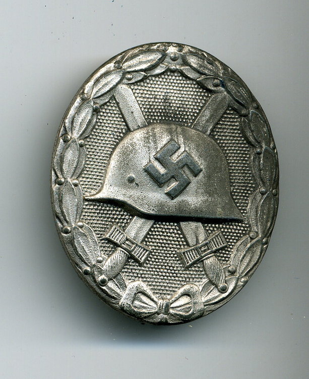 Wound Badge 1939  - Silver - Obverse - Müller Georg.jpg