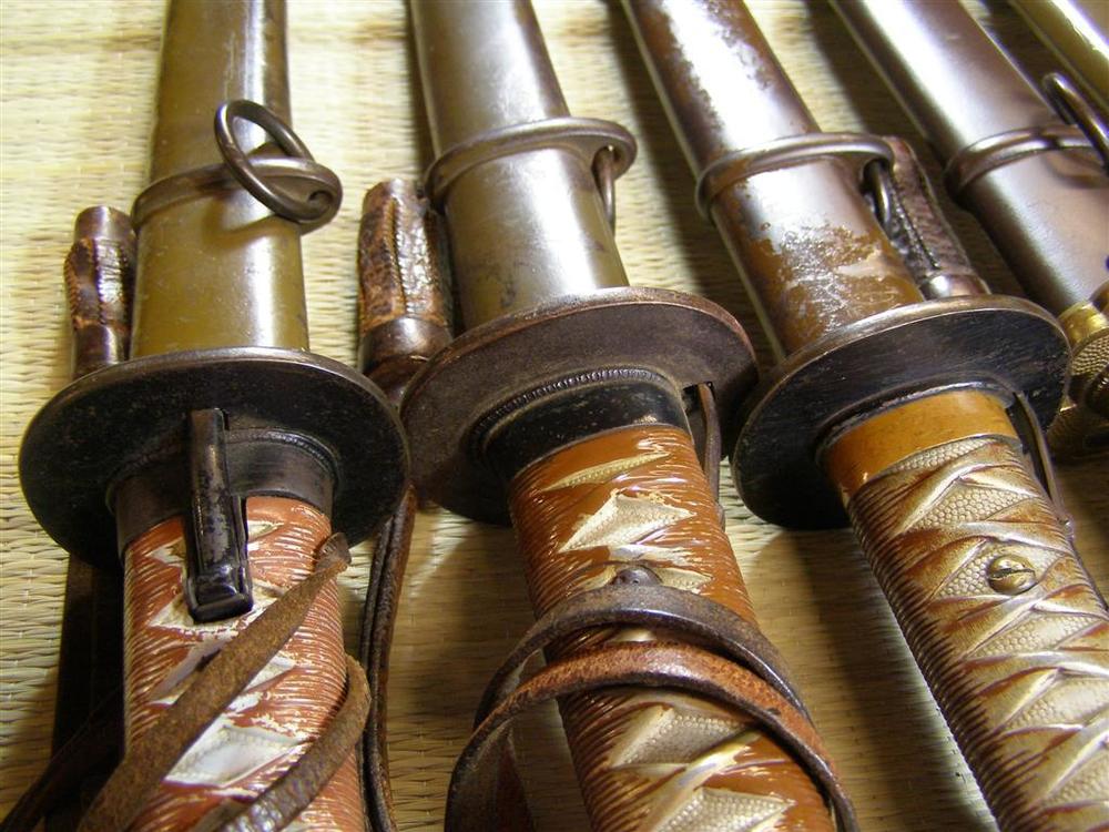 Type 95 iron tsuba variations.JPG