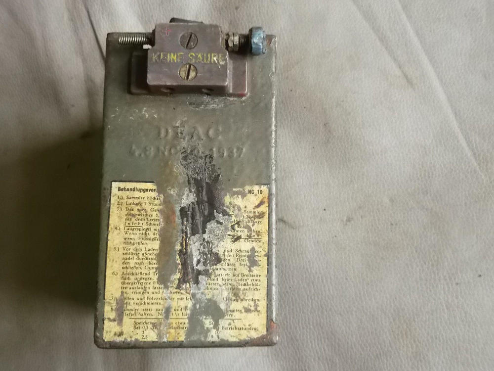 Batteries WW2 German Communications Accessories Militaria